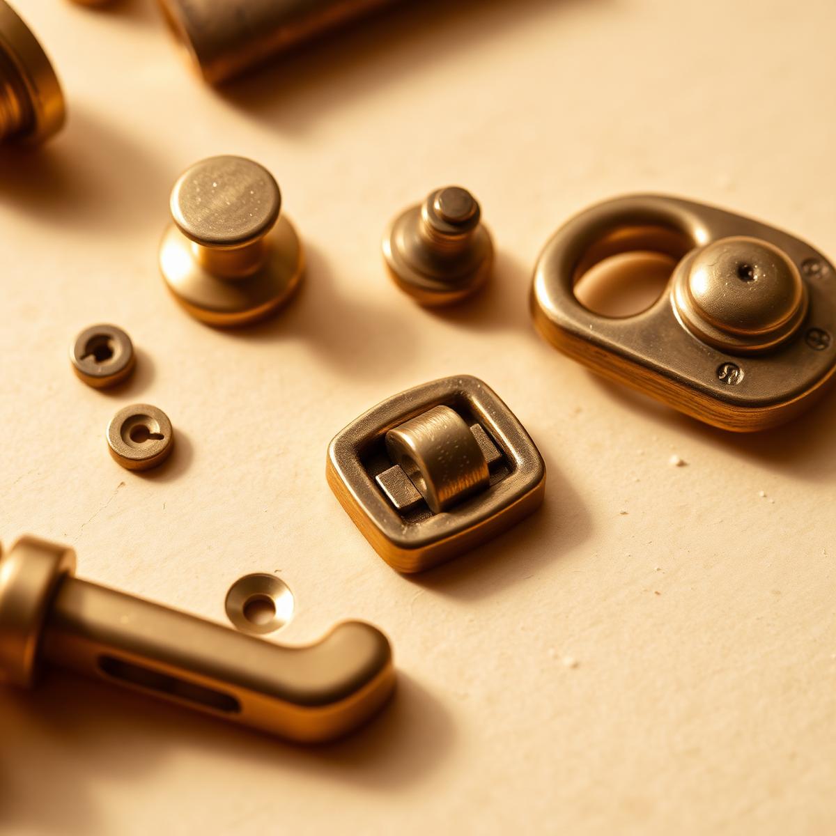 Solid Brass — macro texture